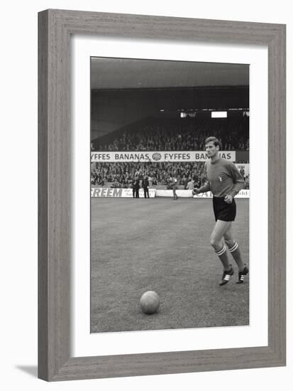 Giacinto Facchetti on the Phase of Loosen Up Before the Match Against the North Korea-Mario de Biasi-Framed Giclee Print