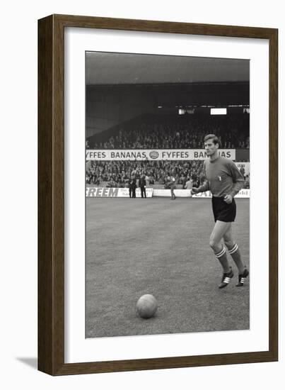 Giacinto Facchetti on the Phase of Loosen Up Before the Match Against the North Korea-Mario de Biasi-Framed Giclee Print