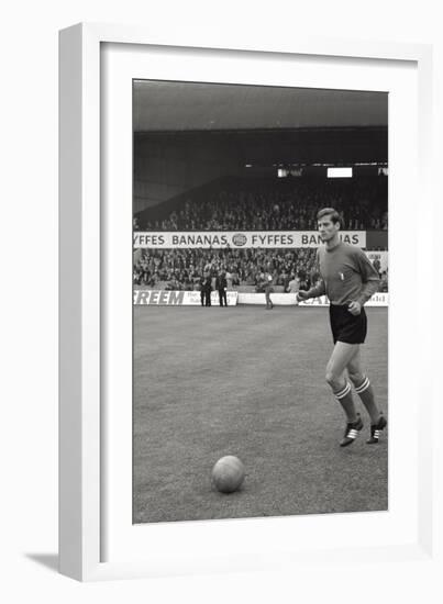 Giacinto Facchetti on the Phase of Loosen Up Before the Match Against the North Korea-Mario de Biasi-Framed Giclee Print