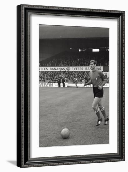 Giacinto Facchetti on the Phase of Loosen Up Before the Match Against the North Korea-Mario de Biasi-Framed Giclee Print