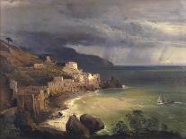 View of Amalfi from the Cave of the Capuchins-Giacinto Gigante-Giclee Print