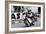 Giacomo Agostini on Bike Number 6, Tom Dickie on Bike Number 3, Isle of Man Junior TT, 1968-null-Framed Photographic Print