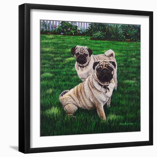 Giacomo and Luca-Bruce Dumas-Framed Giclee Print