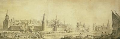 Panoramic View of Moscow Kremlin by the End of the 18th Century, End 1790s-Giacomo Antonio Domenico Quarenghi-Giclee Print