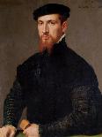 Portrait of Simon Renard 1553-Giacomo Antonio Moro-Framed Giclee Print