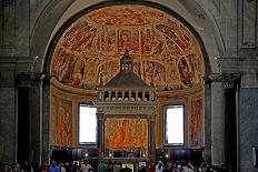 The Apse with Frescos of St Peter-Giacomo della Porta-Giclee Print