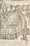 Procession of Dignitaries in the St Mark's Square in Venice, 1610-Giacomo Franco-Giclee Print