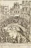 Feast of Fat Thursday in the Little Venetian Square in the Presence of the Doge, 1610-Giacomo Franco-Giclee Print