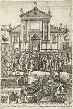Exhibition of Tapestries and Pieces of Gold and Silver in St Mark's Square, 1610-Giacomo Franco-Giclee Print