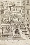 Procession of Dignitaries in the St Mark's Square in Venice, 1610-Giacomo Franco-Giclee Print