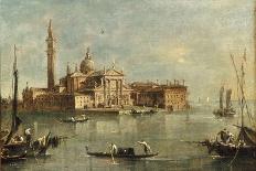 Venice, the Rialto Bridge-Giacomo Guardi-Framed Giclee Print