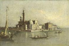 Venice, the Rialto Bridge-Giacomo Guardi-Framed Premier Image Canvas