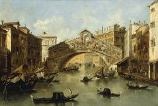 Isola Di San Michele in Venice-Giacomo Guardi-Framed Art Print