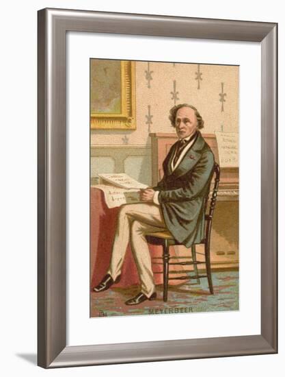 Giacomo Meyerbeer, German Composer-null-Framed Giclee Print