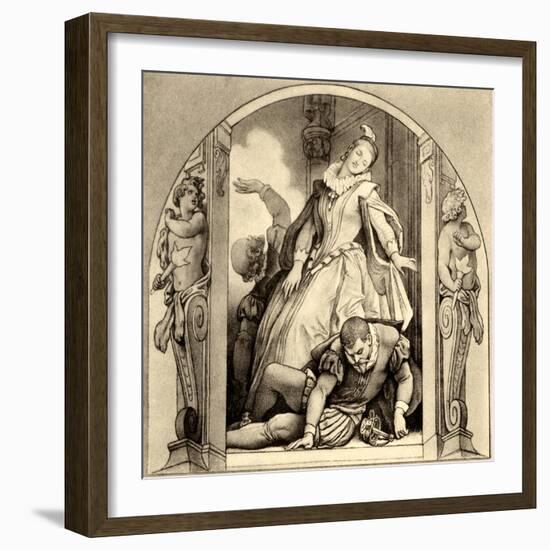 Giacomo Meyerbeer's opera-Moritz Ludwig von Schwind-Framed Giclee Print