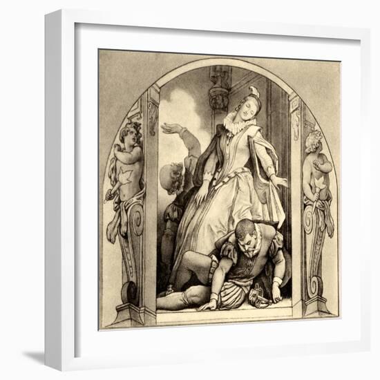 Giacomo Meyerbeer's opera-Moritz Ludwig von Schwind-Framed Giclee Print