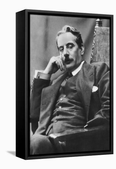 Giacomo Puccini (1858-192), Italian Composer, 1910-null-Framed Premier Image Canvas