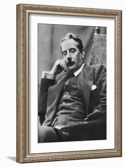 Giacomo Puccini (1858-192), Italian Composer, 1910-null-Framed Giclee Print