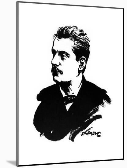 Giacomo Puccini, Italian Composer-Joseph Simpson-Mounted Giclee Print