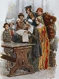 Postcard Created on Occasion of Premiere of Opera Tosca-Giacomo Puccini-Giclee Print