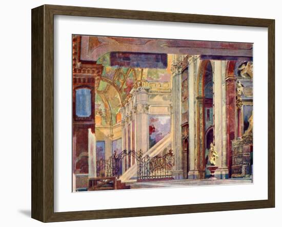 Giacomo Puccini 's opera Tosca-Adolfo Hohenstein-Framed Giclee Print