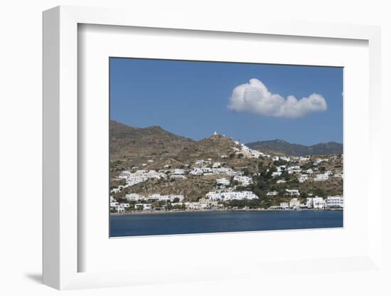 Gialos and Chora, Ios, Cyclades, Greek Islands, Greece-Rolf Richardson-Framed Photographic Print