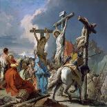 The Crucifixion, 1745-50-Giambattista & Giandomenico Tiepolo-Giclee Print