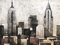 New York City in Silver-Giampaolo Pasi-Art Print