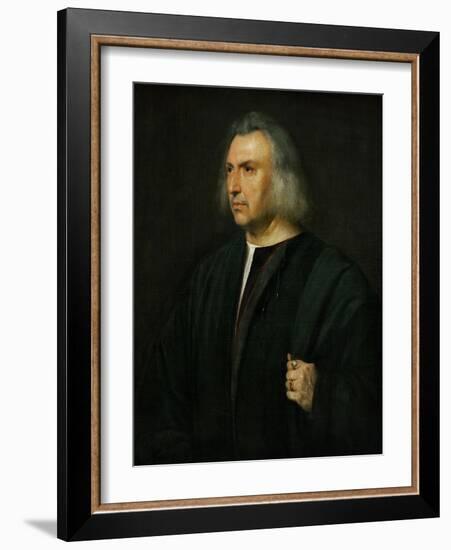 Gian Giacomo Bartolotti Da Parma, Physician-Titian (Tiziano Vecelli)-Framed Giclee Print