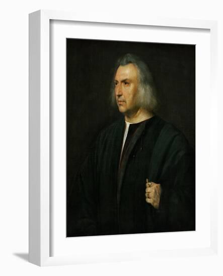 Gian Giacomo Bartolotti Da Parma, Physician-Titian (Tiziano Vecelli)-Framed Giclee Print