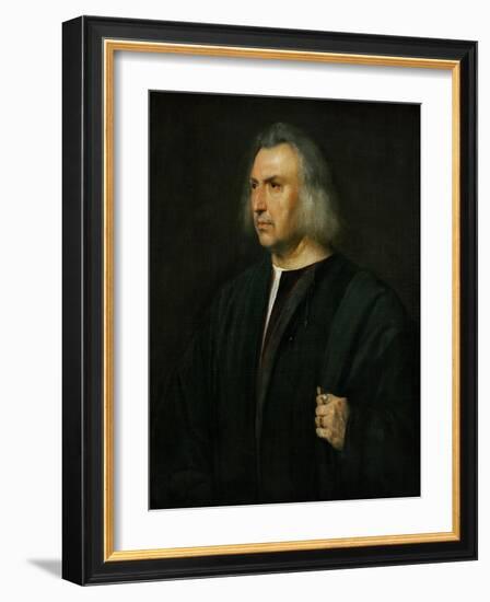 Gian Giacomo Bartolotti Da Parma, Physician-Titian (Tiziano Vecelli)-Framed Giclee Print