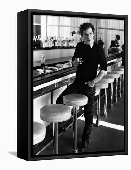 Gian Maria Volonté at the Bar-null-Framed Premier Image Canvas