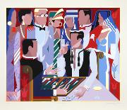 Backgammon Players-Giancarlo Impiglia-Collectable Print