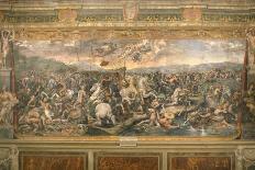 The Battle of the Milvian Bridge, 1517-1524-Gianfrancesco Penni-Framed Giclee Print