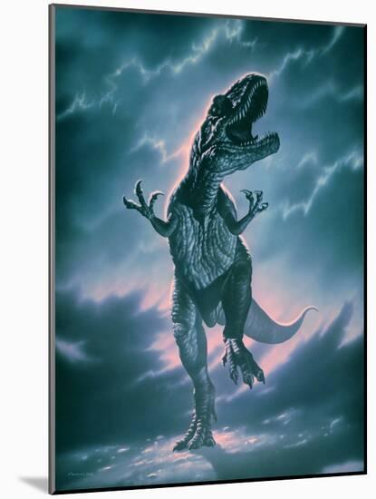 Giant Allosaurus Dinosaur-Joe Tucciarone-Mounted Photographic Print