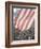 Giant American Flag Flying over a Large Crowd During President Johnson's Asia Tour-George Silk-Framed Photographic Print