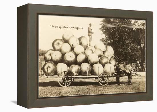 Giant Apples in Mule Cart-null-Framed Stretched Canvas