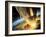 Giant Asteroid Collides with the Earth-null-Framed Photographic Print