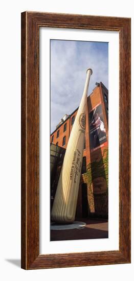 Giant Baseball Bat Adorns Outside of the Louisville Slugger Museum and Factory, Louisville-null-Framed Photographic Print