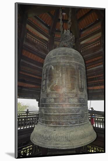Giant bell at Bai Dinh Buddhist Temple Complex, Vietnam-David Wall-Mounted Photographic Print