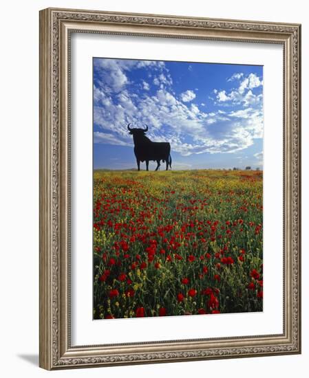 Giant Bull, Toros de Osborne, Andalucia, Spain-Gavin Hellier-Framed Photographic Print