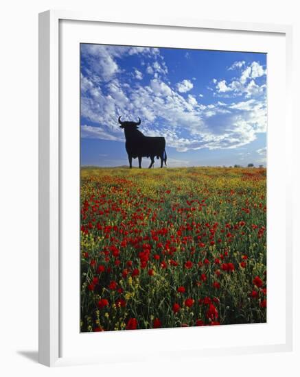 Giant Bull, Toros de Osborne, Andalucia, Spain-Gavin Hellier-Framed Photographic Print