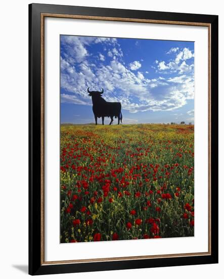 Giant Bull, Toros de Osborne, Andalucia, Spain-Gavin Hellier-Framed Photographic Print