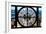 Giant Clock Window - View of Harlem - New York-Philippe Hugonnard-Framed Photographic Print