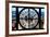 Giant Clock Window - View of Harlem - New York-Philippe Hugonnard-Framed Photographic Print