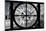 Giant Clock Window - View of Notre Dame Cathedral with White Trees - Paris-Philippe Hugonnard-Mounted Photographic Print