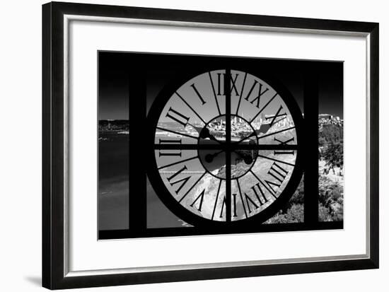 Giant Clock Window - View of the San Francisco Bay-Philippe Hugonnard-Framed Photographic Print