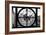 Giant Clock Window - View on the Garmen District - New York City II-Philippe Hugonnard-Framed Photographic Print