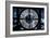 Giant Clock Window - View on the New York City - Blue Night-Philippe Hugonnard-Framed Photographic Print