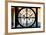 Giant Clock Window - View on the New York City - East River at Sunset-Philippe Hugonnard-Framed Photographic Print